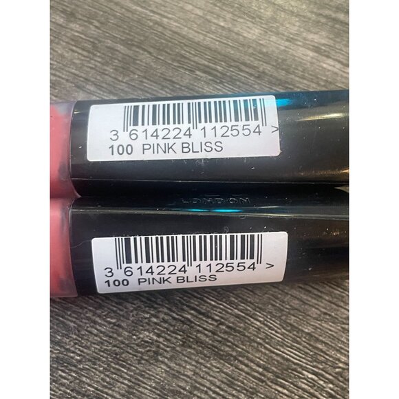 Rimmel Stay Matte Liquid Lip Colour #100 Pink Bliss Lot Of 2 NEW - Picture 5 of 6